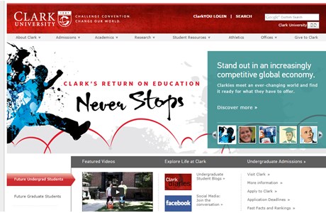 Clark University Website