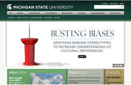 Michigan State University Website