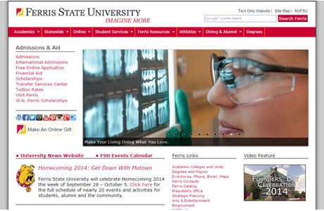 Ferris State University Website