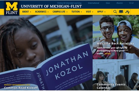 University of Michigan-Flint Website