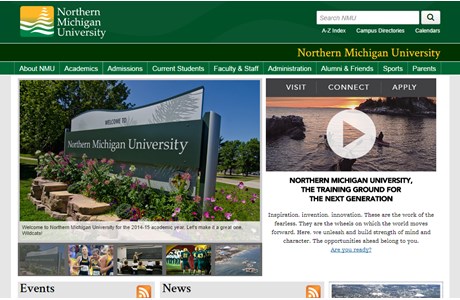 Northern Michigan University Website
