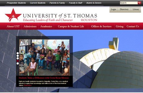 University of St. Thomas Website