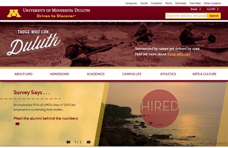 University of Minnesota Duluth Website