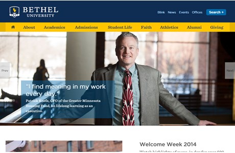Bethel University Website