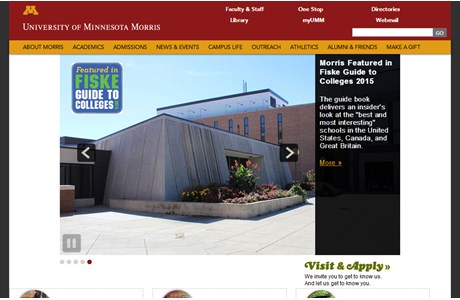 University of Minnesota Morris Website