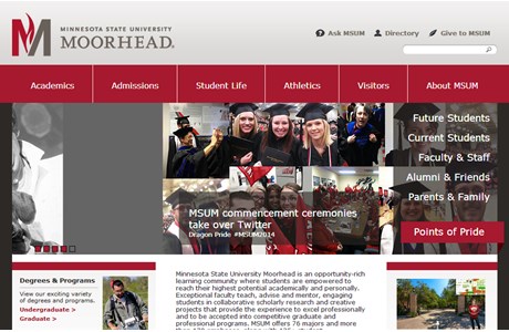 Minnesota State University Moorhead Website