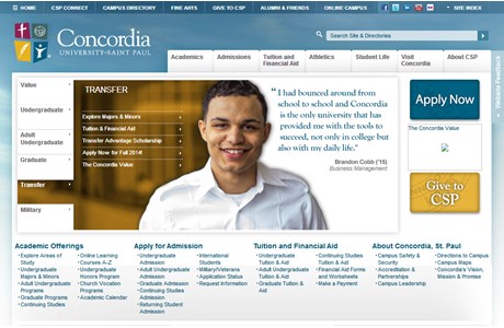Concordia University, St. Paul Website