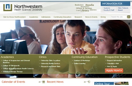Northwestern Health Sciences University Website