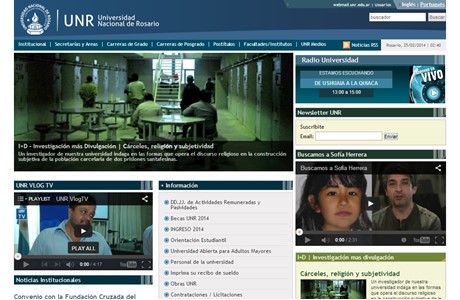 National University of Rosario Website