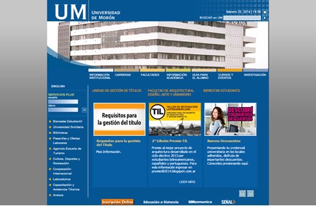 University of Morón Website