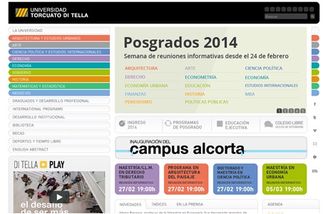 Torcuato Di Tella University Website