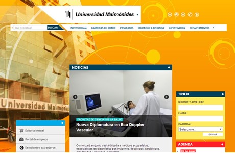 Maimónides University Website