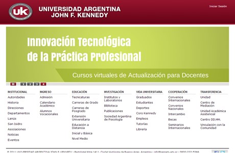 John F. Kennedy Argentine University Website