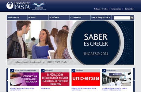 FASTA University Website
