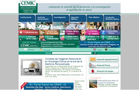 CEMIC University Institute Website