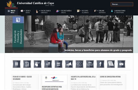Catholic University of Cuyo Website