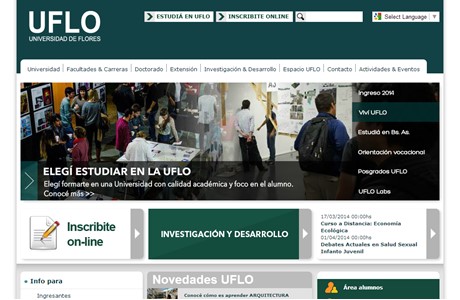 University of Flores Website