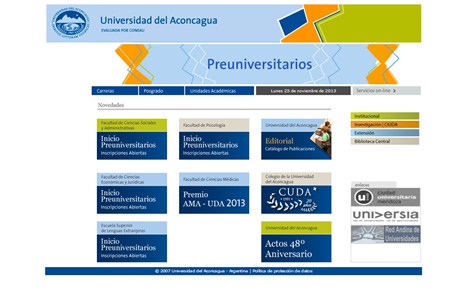 University of Aconcagua Website