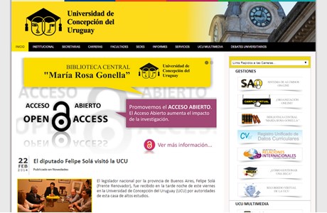 University of Concepción del Uruguay Website