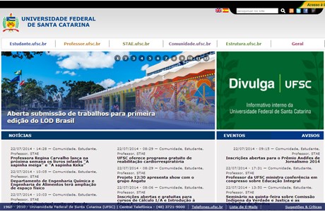 Federal University of Santa Catarina Website