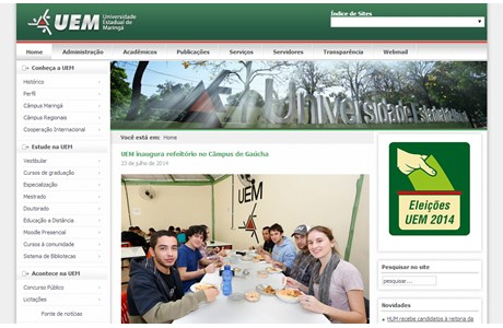 State University of Maringá Website