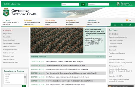 State University of Ceará Website
