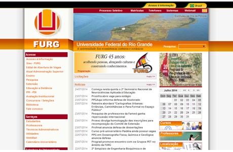 Federal Foundation University of Rio Grande Website