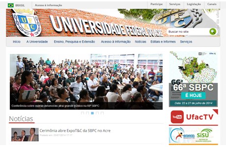Federal University of Acre Website