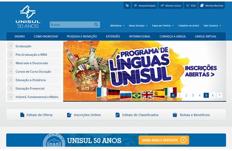 University of South Santa Catarina Website