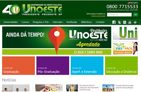 University of West Paulista Website