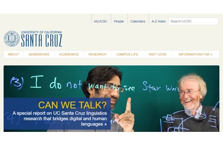 State University of Santa Cruz Website