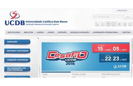 Catholic University Dom Bosco Website