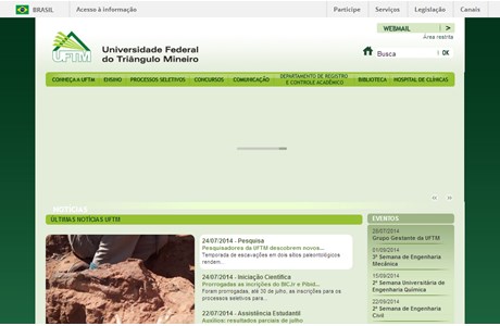 Federal University of Triângulo Mineiro Website