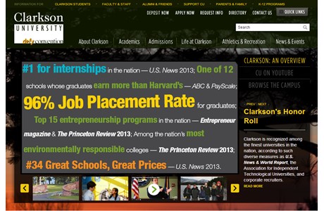 Clarkson University Website