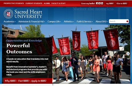 Sacred Heart University Website