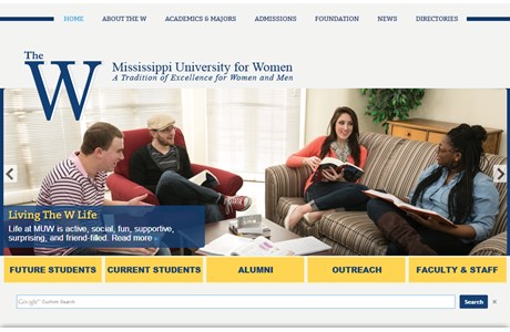 Mississippi University for Women Website