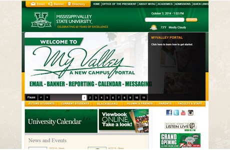 Mississippi Valley State University Website