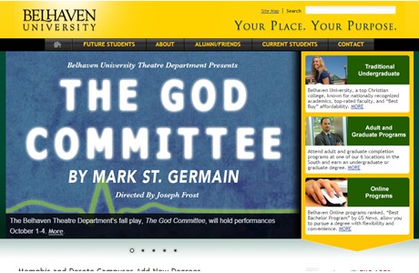 Belhaven University Website