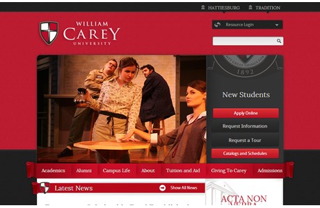 William Carey University Website