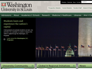 Washington University in St. Louis Website
