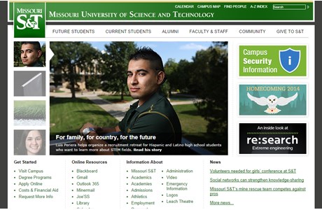 Missouri University of Science and Technology Website