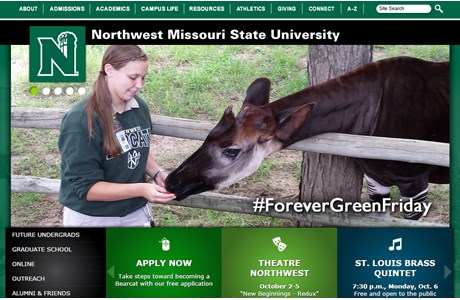 Northwest Missouri State University Website