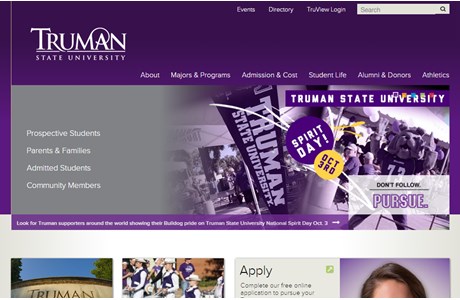 Truman State University Website