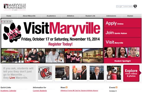 Maryville University Website