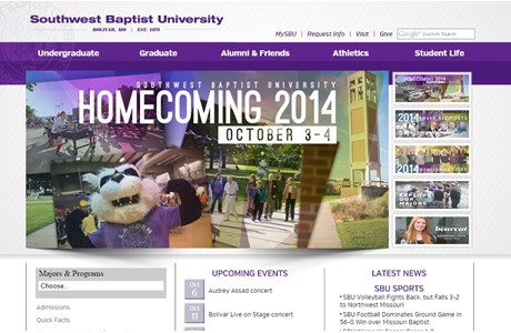 Southwest Baptist University Website