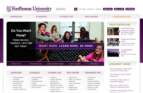 Fontbonne University Website