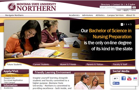 Montana State University-Northern Website