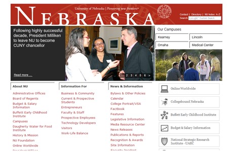 University of Nebraska Website
