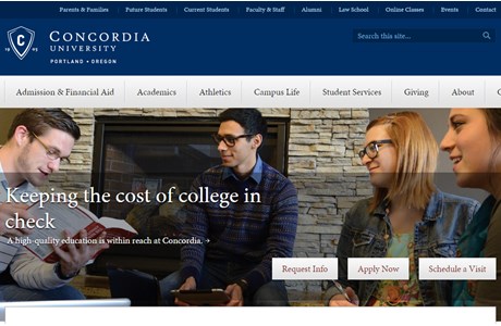 Concordia University Oregon Website