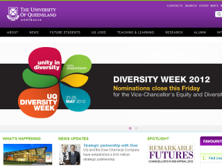 The University of Queensland Website